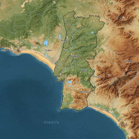 Image pour carte du sud du portugal